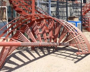 آهنگری و ساخت پله گرد (3)